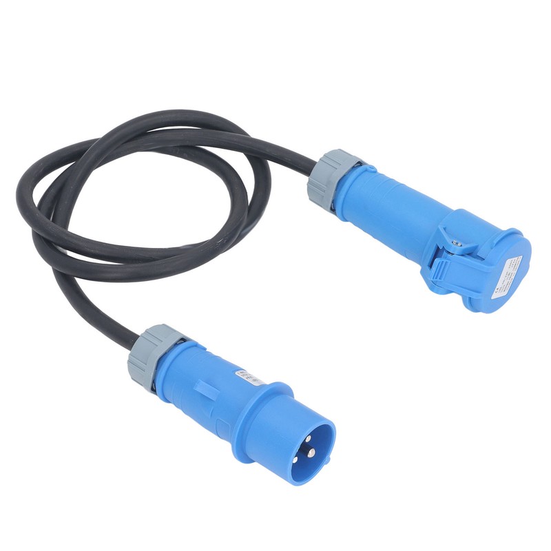 Camping Adapter Cable Male to Female 16A Coupling High Current