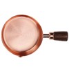 Sauce Pan Wooden Handle Rose Gold Stainless Steel Sauce Pot