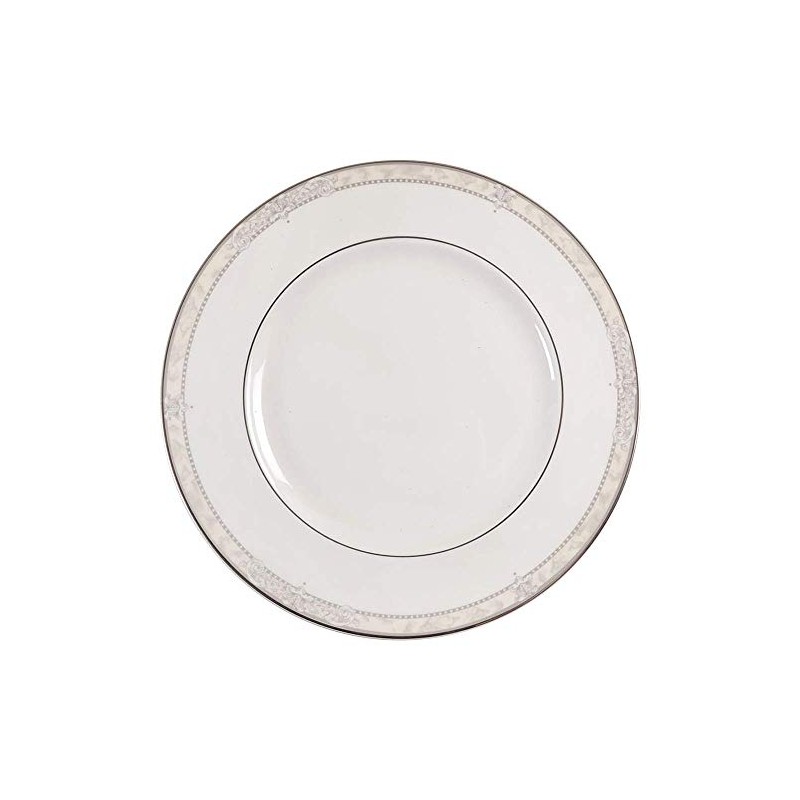 Royal Doulton Naples Platinum 10 1/2-Inch Dinner Plate