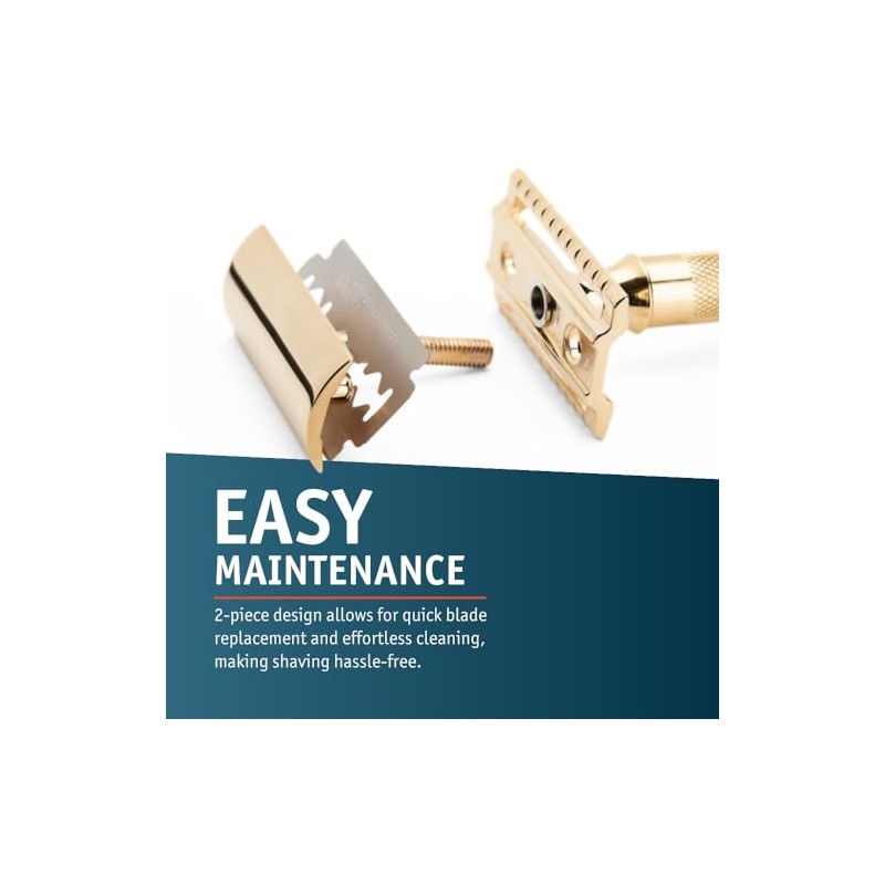 Merkur-Razor Double Edge Safety Razor Gold Plated