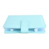 A6 PU Notebook Binder with Transparent Card Pocket Magnet Clasp