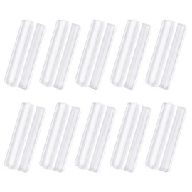 MOROBOR Mini Self-Stick Instant Cabinet Drawer Pulls, 20pcs Clear Silicone Self-Adhesive Push Pull Handles for Dresser Cabinet Drawer Glass Doors Window