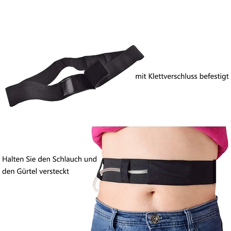 LAPLUIE Peritoneal Dialysis Belt, G/PEG Tube Holder, Breathable Adjustable Catheter