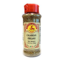 TuttoCalabria, Calabrian Dried Oregano Flakes Shaker, Italian Seasoning & Spices, 30 g All Natural, Non-GMO, Product of Italy