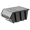 KADAX Stacking Box with Lid, Storage Box Made of PP