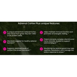 All In Nutritionals Adrenal Cortex +, Adrenal Support, Cortisol Support, Herbal Supplement