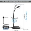 JOUNIVO USB Microphone, 360 Degree Adjustable Gooseneck Design, Mute Button