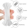 100ft Flag Pole Rope, Flag Pole Halyard Rope Kit with