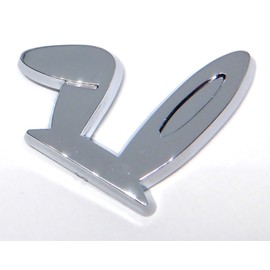 L-hotse Rabbit Ears 3D Plated Emblem Car Sticker