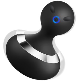 MANFLY Cordless Electric Handheld Massage Ball, Rechargeable Body Neck Massage Tool, Black