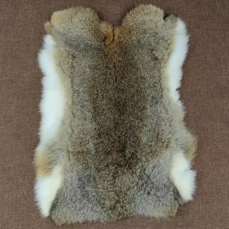 Unbranded 5X Real Rabbit Skin Pelts Natural Animal Fur Hides