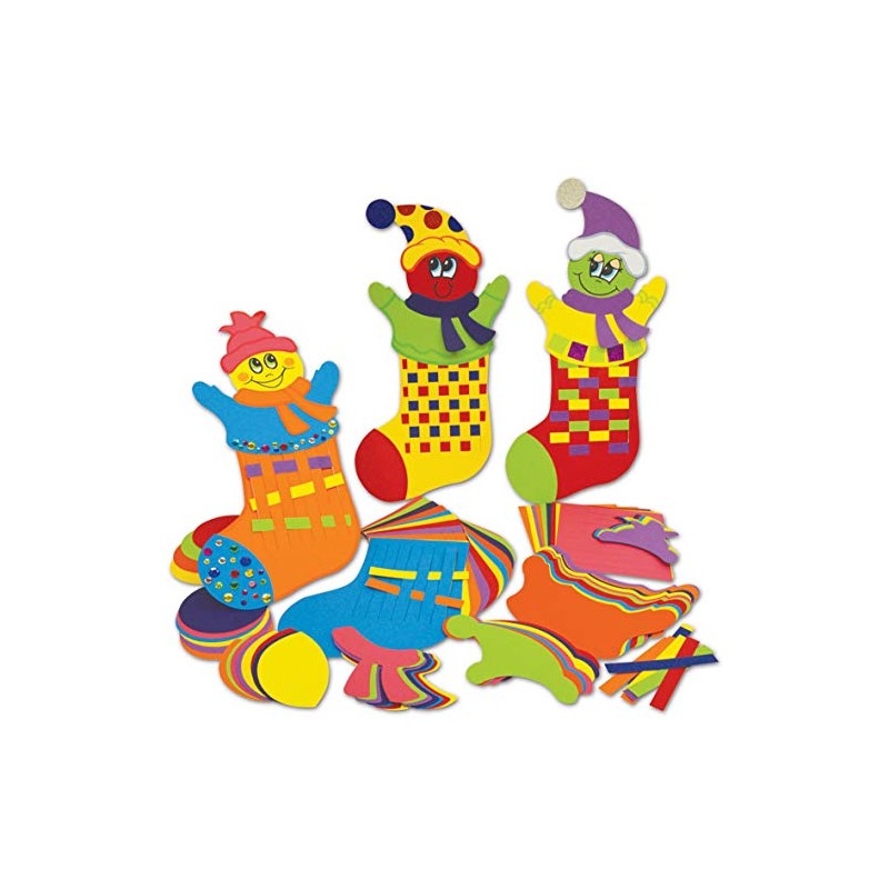 Springboard Weave a Christmas Stocking Christmas Craft Weaving Activity (Pack