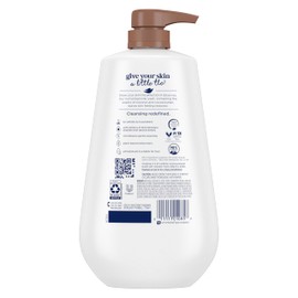 Dove Body Wash with Pump Restore Coconut & Cocoa Butter for 24hr Lotion-Soft Skin Moisturizing Skin Cleanser with No Sulfates No Parabens 30.6 Oz
