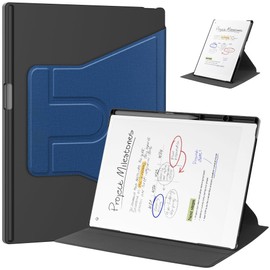 FDHYFGDY Protective Case for Remarkable Paper Pro Tablet 11.8 Inch 2024 with Stand Function, Automatic Sleep/Wake Function and Pen Holder, Blue