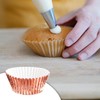 Rumyve 100 Pcs Disposable Baking Cups,Foil Metallic Cupcake Cases,Muffin Liners