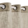 Palma Linen Textured Semi Sheer Curtains for Living Room 96