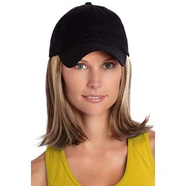 Henry Margu (Classic Hat Black) - Synthetic Baseball Cap Wig in 614H