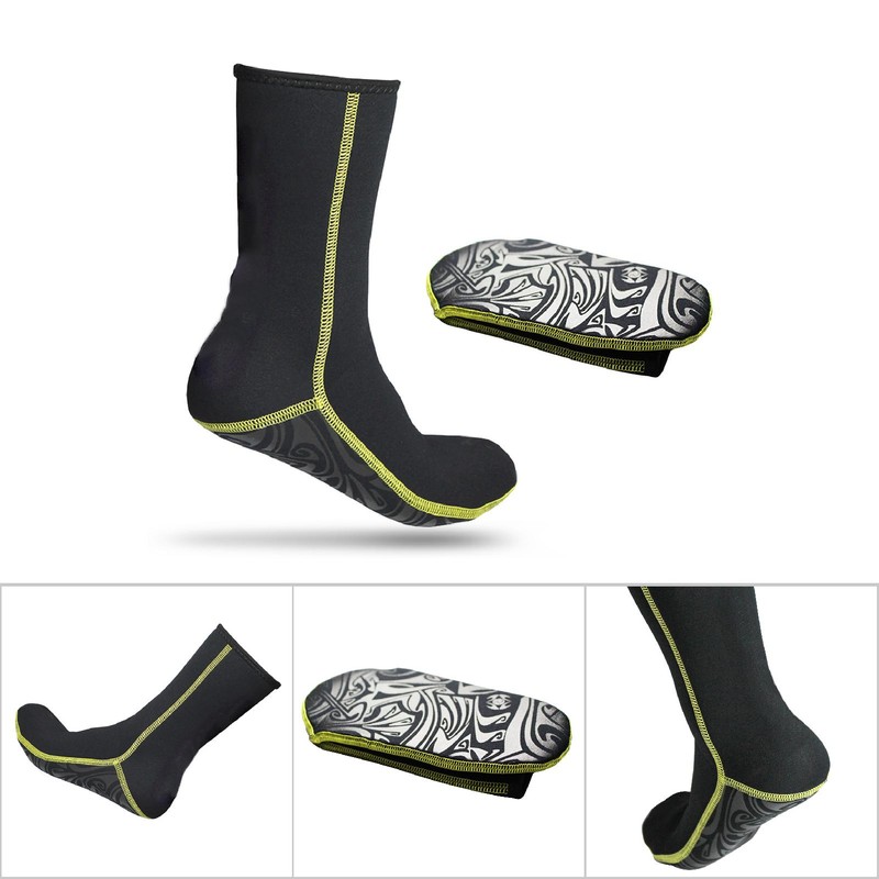 SLINX 3mm Neoprene Scuba Diving Socks Surfing Snorkeling Sock Water