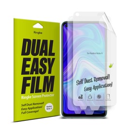 Ringke Dual Easy Film (2 Pack) Compatible with Redmi Note 9 Screen Protector