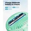 Gaiatop Portable Clip on Fan Battery Operated, Small Powerful 3