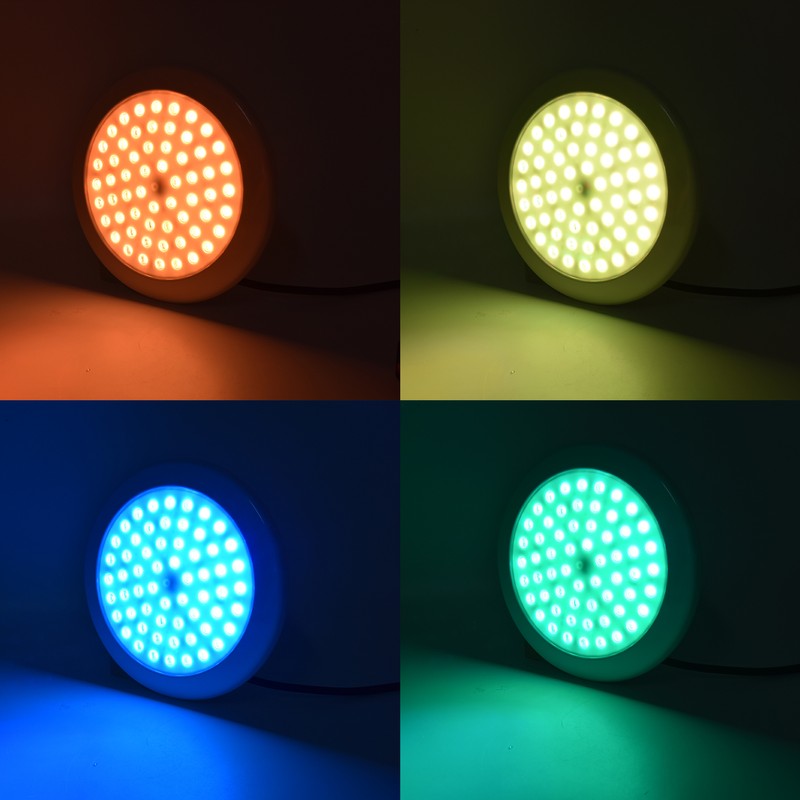 LED Swimming Pool Light RGB IP68 Waterproof Fully Glued Underwater