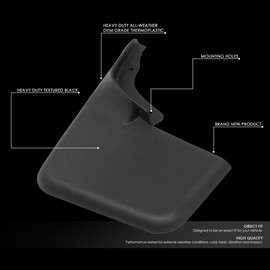 4 Pcs/Kit Pocket-Riveted Style Fender Flares Matte Black Wheel Flares Compatible with 04-14 Ford F-150 Models without OEM Fender Flares, Does Not Fit Flareside Models