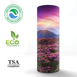 Biodegradable & Eco Friendly Cremation Urns for Adult Ashes, Burial Urns, Scattering Tube for Ashes, Scattering Urns for Human Ashes Adult (Heaven on Earth, Large (Up to 230 Cubic inches))
