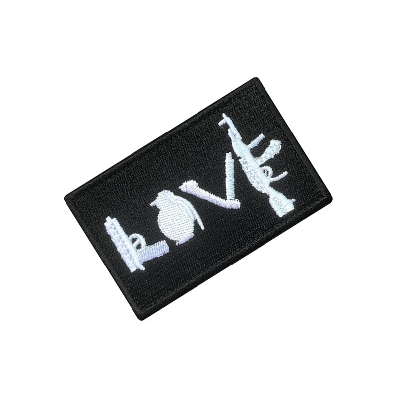 Love Funny Patch Hook and Loop Tactical Morale - Parche