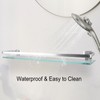 Lumclaw Bathroom Shelf Glass Shelves 23-Inch Floating Tempered Glass Shelf