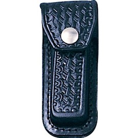 Sheath Leather Belt Pouch, Black, Fits 3 1/2in. to 4in. Knife SH201
