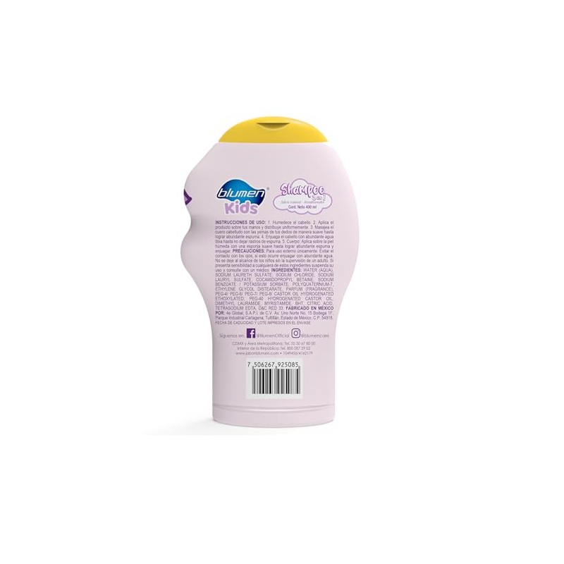 BLUMEN KIDS Shampoo 3en1 Unicornio 2D 400 ml