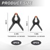 Sikweny Pack of 10 Clamping Clamps, Adjustable Jaw Spring Clamp,