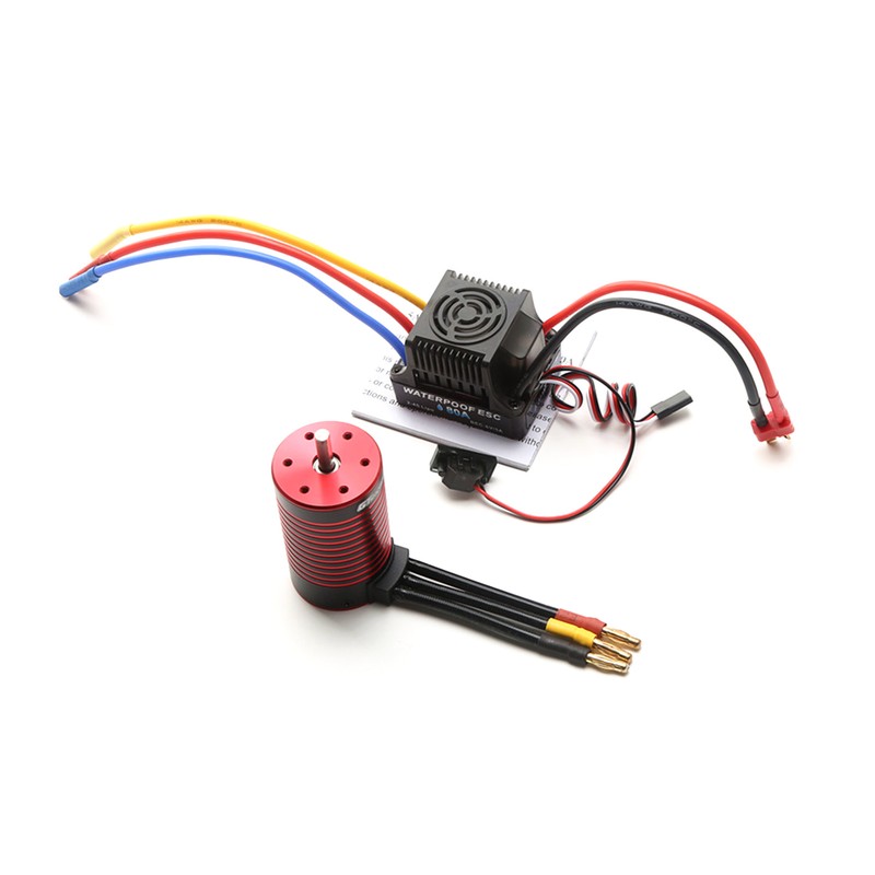 GTSKYTENRC Waterproof 3660 Brushless Motor 4200KV with 80A Brushless ESC