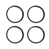 INFINAUTO Hub Centering Rings 66.5mm ID 73.1mm OD Car Wheel