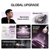 Clip-On Earbuds,Open-Ear Wireless Bluetooth 6.0 Headphones with Makeup Mirror, Secure