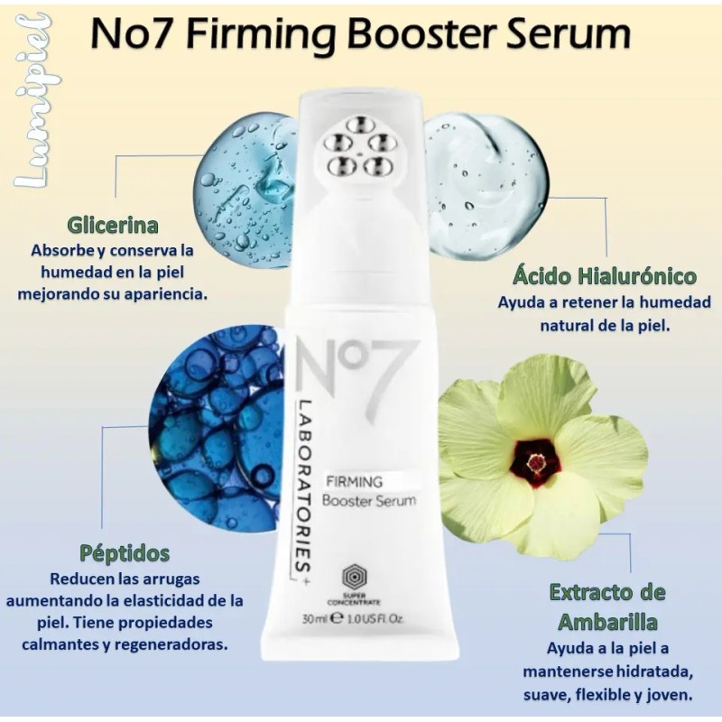 No7 Firming Booster Serum Suero Facial Reafirmante 30ml