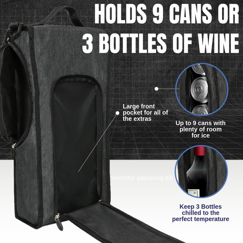 CaddyDaddy Golf 9-Pack Golf Bag Compact Cooler