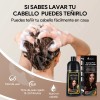 Kaisasa Shampoo Con Tinte Para Cubrir Canas 2 Pzs