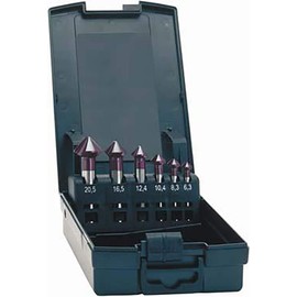 Exact Advancedline Countersink Set 90°, Diameter 6.3-25.0 mm, HSS, TiAlN Coating, Rotastop Shaft