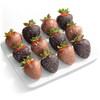 12 Milk & Dark Chocolatey Sea Salt Covered Strawberries by