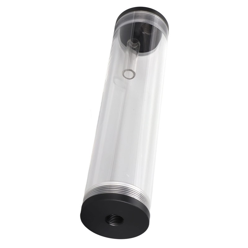Water Cooling Reservoir 210mm Length Acrylic Plastic 3 Holes /