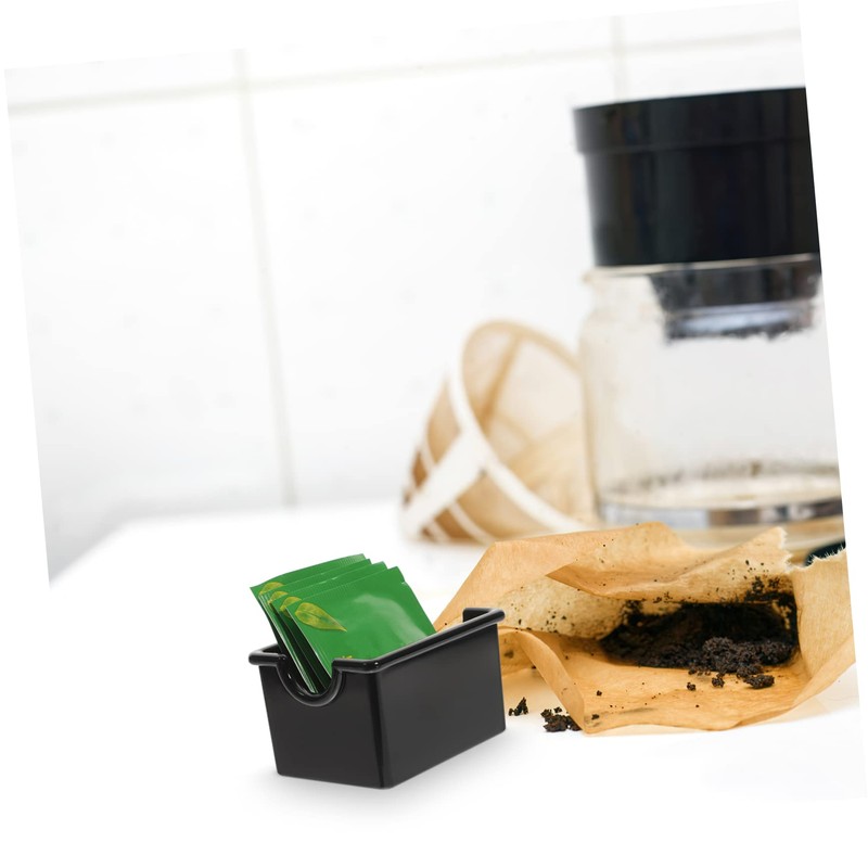 Mikinona Tea Bag Holder Case for Desktop Organization Compact Sugar