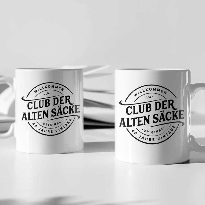 Orange9 Birthday 40th Man - Club der Alten Säcke -