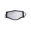 Komonee 4 Ply Winter Washable Reusable Black Face Mask Dustproof