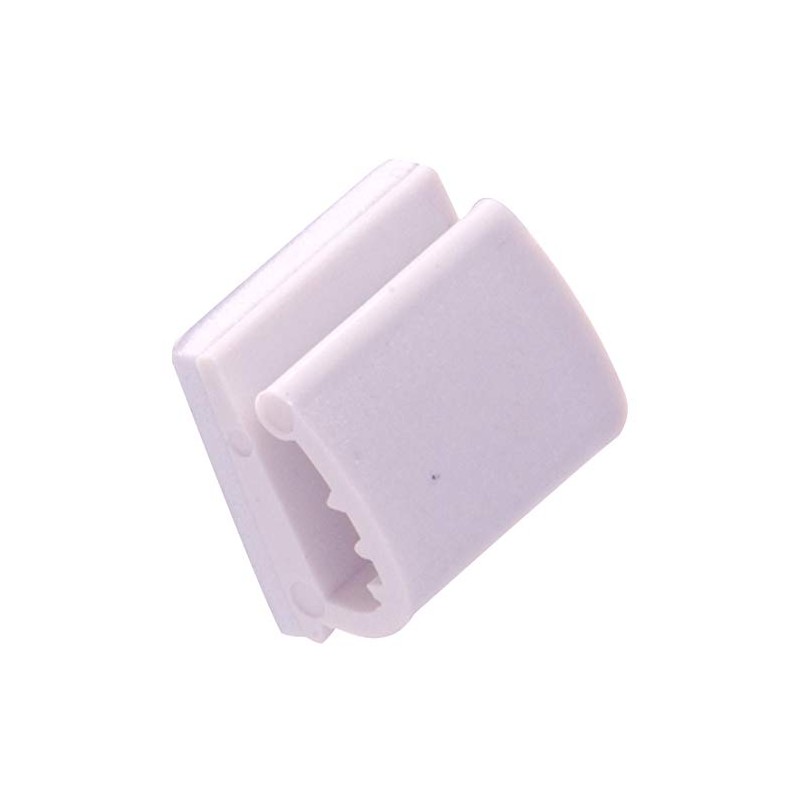 Hillman Hardware Essentials Adhesive Wire Clip White 12 Pack 852984