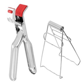 Hot Plate Gripper, Cooking Tongs Stainless Steel, Anti Scalding Clip, Plate Gripper Tongs, For Microwave, Pizza Pan, Toaster, Air Fryer, Oven, Steamer
