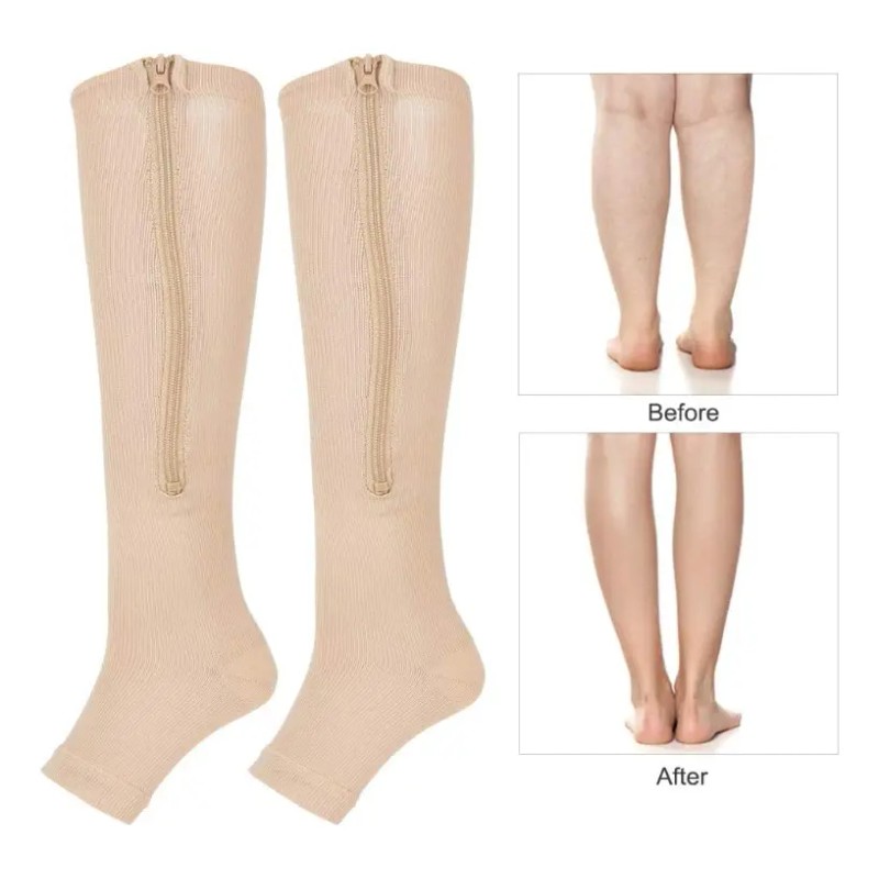 Y Kit De 3 Calcetines Con Cremallera Con Tratamiento De