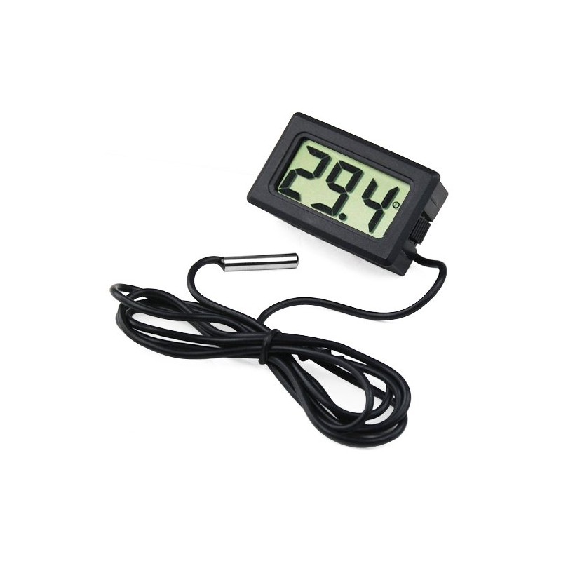 Accessotech Digital LCD Thermometer for Fridges Freezers Coolers Chillers Mini