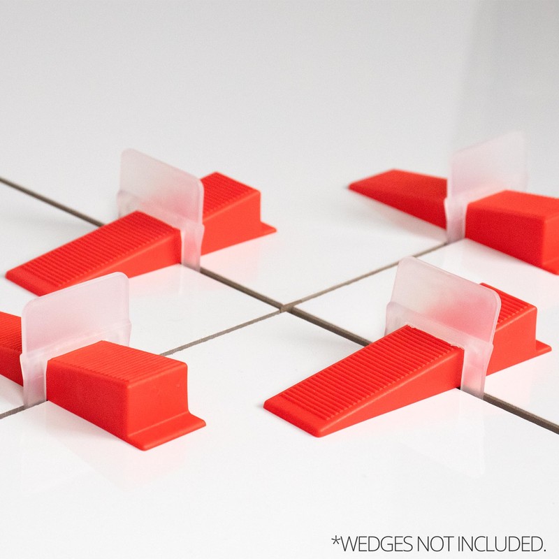 TekTools Tile Levelling System Spacer Clips - Ceramic Tile and