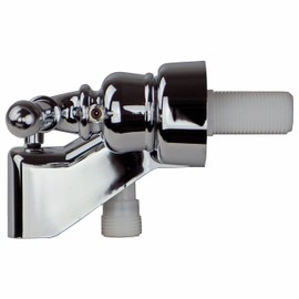 Builders Shoppe 3210CP/4120CP RV Replacement Non-Metallic Two Handle 4" Tub Shower Diverter with Matching Hand-Held Shower Set Chrome Finish